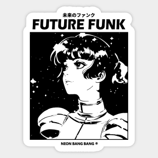 Future Funk Vaporwave Manga Aesthetic Sticker